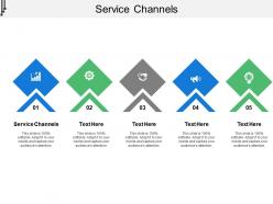 Service channels ppt powerpoint presentation styles files cpb
