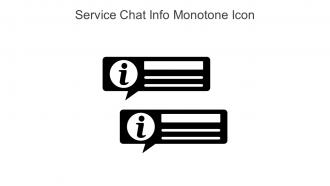 Service Chat Info Monotone Icon In Powerpoint Pptx Png And Editable Eps Format