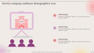 Service Company Audience Demographics Icon