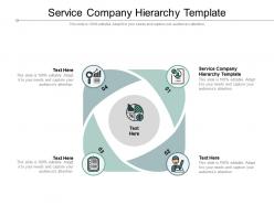 Service company hierarchy template ppt powerpoint presentation inspiration designs cpb