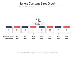 Service company sales growth ppt powerpoint presentation gallery graphics example cpb