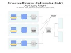Service data replication cloud computing standard architecture patterns ppt presentation diagram