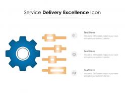 Service delivery excellence icon