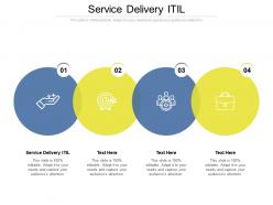 Service delivery itil ppt powerpoint presentation model icon cpb
