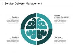 Service delivery management ppt powerpoint presentation professional picture cpb