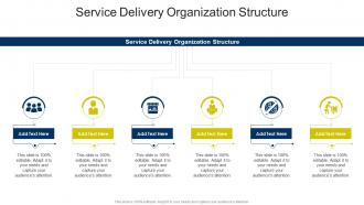Service Delivery Organization Structure In Powerpoint And Google Slides Cpb