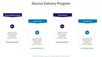 Service Delivery Program In Powerpoint And Google Slides Cpb