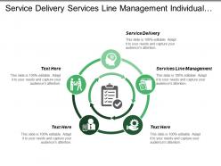 Service delivery services line management individual life experiences