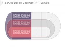 Service design document ppt sample