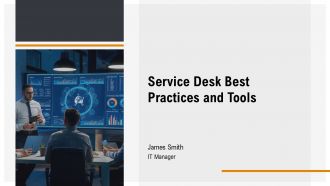 Service Desk Best Practices And Tools PPT PowerPoint AT