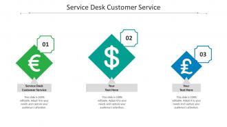 Service desk customer service ppt powerpoint presentation show master slide cpb