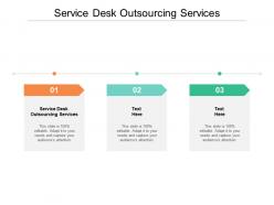 Service desk outsourcing services ppt powerpoint presentation ideas summary cpb