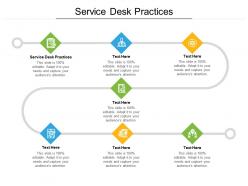 Service desk practices ppt powerpoint presentation styles format cpb