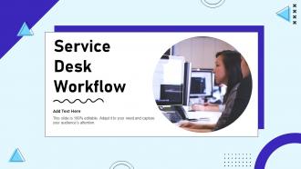 Service Desk Workflow Ppt Powerpoint Presentation Infographics Icons