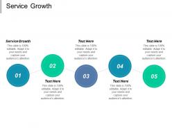 Service growth ppt powerpoint presentation gallery slides cpb