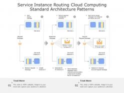 Service instance routing cloud computing standard architecture patterns ppt powerpoint slide