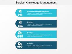 Service knowledge management ppt powerpoint presentation infographic template inspiration cpb