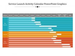 Service Launch Activity Calendar Powerpoint Graphics