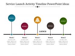 Service launch activity timeline powerpoint ideas
