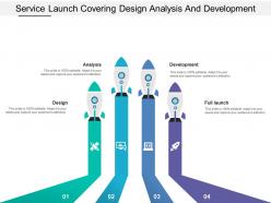 Service launch covering design analysis and development