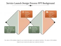 Service launch design process ppt background