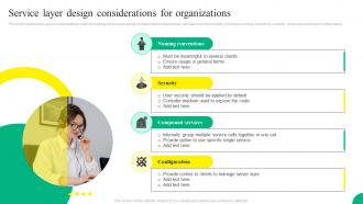 Service Layer Design Considerations For Organizations