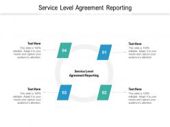 Service level agreement reporting ppt powerpoint presentation summary layout ideas cpb