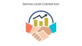 Service Level Colored Icon In Powerpoint Pptx Png And Editable Eps Format