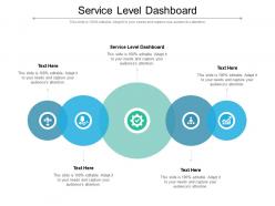 Service level dashboard ppt powerpoint presentation pictures gridlines cpb