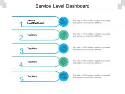 Service level dashboard ppt powerpoint presentation show themes cpb