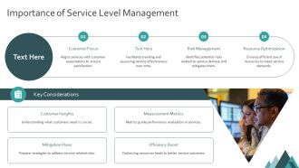 Service Level Management Activities PPT Information AT Impressive Customizable