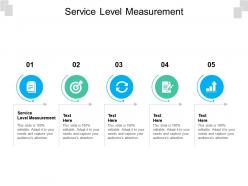 Service level measurement ppt powerpoint presentation pictures portrait cpb