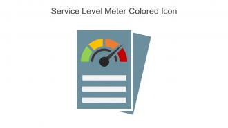 Service Level Meter Colored Icon In Powerpoint Pptx Png And Editable Eps Format