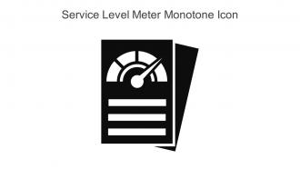 Service Level Meter Monotone Icon In Powerpoint Pptx Png And Editable Eps Format