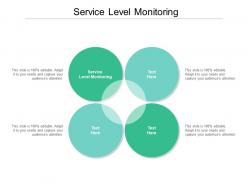 Service level monitoring ppt powerpoint presentation gallery templates cpb