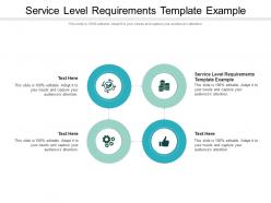 Service level requirements template example ppt background designs cpb