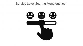Service Level Scoring Monotone Icon In Powerpoint Pptx Png And Editable Eps Format