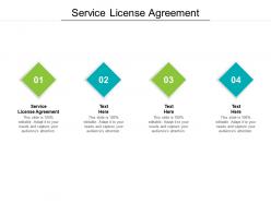 Service license agreement ppt powerpoint presentation slides guidelines cpb