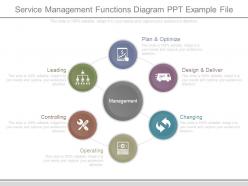 Service Management Functions Diagram Ppt Example File
