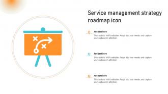 Service Management Strategy Roadmap Icon