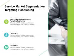 Service market segmentation targeting positioning ppt powerpoint styles graphics cpb