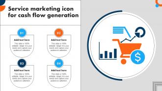 Service Marketing Icon For Cash Flow Generation