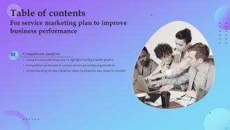 Service Marketing Plan To Improve Business Performance Powerpoint Presentation Slides Researched Multipurpose