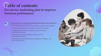 Service Marketing Plan To Improve Business Performance Powerpoint Presentation Slides Visual Multipurpose