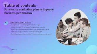 Service Marketing Plan To Improve Business Performance Powerpoint Presentation Slides Editable Attractive