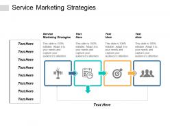 Service marketing strategies ppt powerpoint presentation icon slide cpb