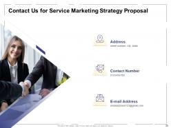 Service marketing strategy proposal powerpoint presentation slides