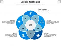 Service notification ppt powerpoint presentation icon example cpb