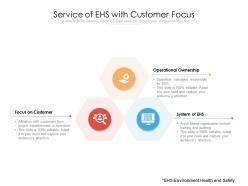 Service Of EHS With Customer Focus
