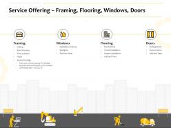 Service offering framing flooring windows doors ppt powerpoint style picture